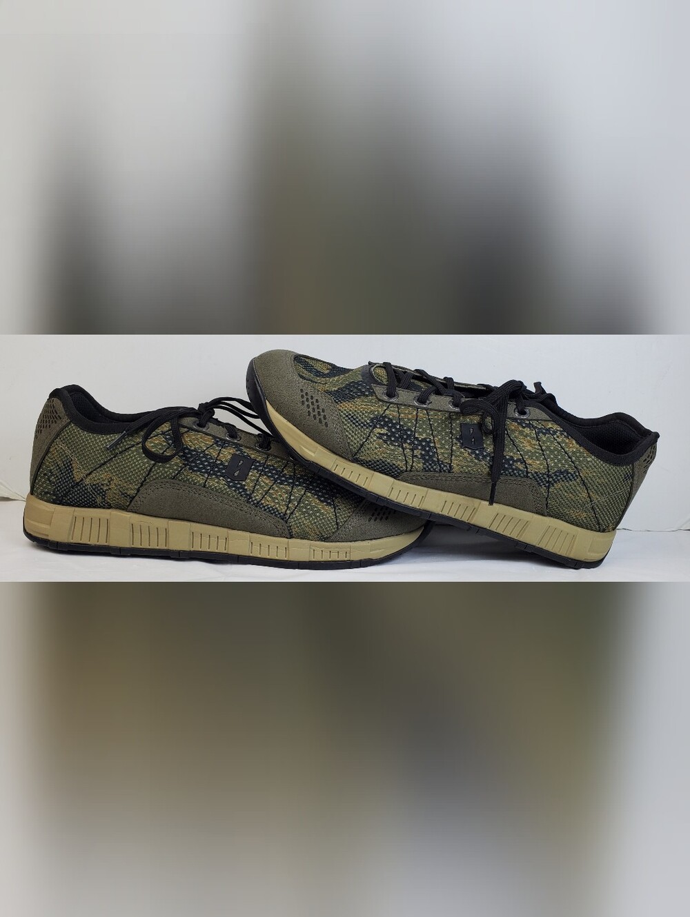 Viktos Core 2 Mens Tiger Stripe Green Camo Tactical Shoes Sneakers Size 13 - EUC